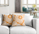 Etna Floral Reversible Indoor/Outdoor Square Pillow