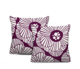 Etna Floral Reversible Indoor/Outdoor Square Pillow