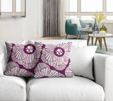 Etna Floral Reversible Indoor/Outdoor Square Pillow