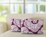 Etna Floral Reversible Indoor/Outdoor Rectangular Pillow