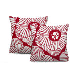 Etna Floral Reversible Indoor/Outdoor Square Pillow