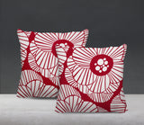 Etna Floral Reversible Indoor/Outdoor Square Pillow