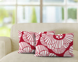 Etna Floral Reversible Indoor/Outdoor Rectangular Pillow