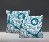 Etna Floral Reversible Indoor/Outdoor Square Pillow