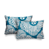 Etna Floral Reversible Indoor/Outdoor Rectangular Pillow