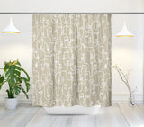 Evie Faces Abstract Shower Curtain