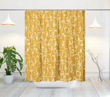 Evie Faces Abstract Shower Curtain