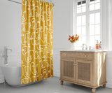 Evie Faces Abstract Shower Curtain
