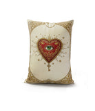 Evil Eye Faux Linen Lumber Pillow