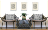 Kits Zebra Print Indoor/Outdoor Reversible Rectangular Pillow