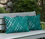 Riju Scratches 2 Sets Indoor/Outdoor Reversible Rectangular Pillow