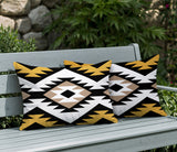 Seka 2 Sets Indoor/Outdoor Reversible Rectangular Pillow