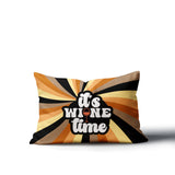 Hexam It's Wine Lumbar Indoor/Outdoor Throw Pillow