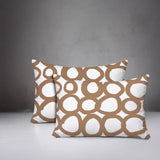 Famo 2 Sets Indoor/Outdoor Reversible Rectangular Pillow