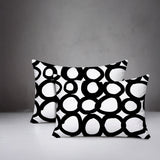 Famo 2 Sets Indoor/Outdoor Reversible Rectangular Pillow