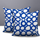 Famo 2 Sets Indoor/Outdoor Reversible Square Pillow