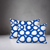 Famo 2 Sets Indoor/Outdoor Reversible Rectangular Pillow