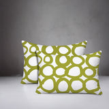 Famo 2 Sets Indoor/Outdoor Reversible Rectangular Pillow