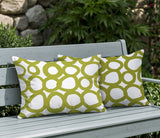 Famo 2 Sets Indoor/Outdoor Reversible Rectangular Pillow