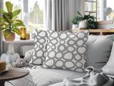 Famo 2 Sets Indoor/Outdoor Reversible Square Pillow