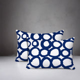 Famo 2 Sets Indoor/Outdoor Reversible Rectangular Pillow
