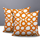 Famo 2 Sets Indoor/Outdoor Reversible Square Pillow
