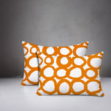 Famo 2 Sets Indoor/Outdoor Reversible Rectangular Pillow