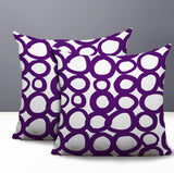 Famo 2 Sets Indoor/Outdoor Reversible Square Pillow