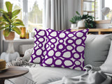 Famo 2 Sets Indoor/Outdoor Reversible Square Pillow