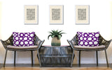 Famo 2 Sets Indoor/Outdoor Reversible Rectangular Pillow