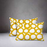 Famo 2 Sets Indoor/Outdoor Reversible Rectangular Pillow