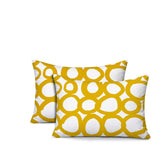 Famo 2 Sets Indoor/Outdoor Reversible Rectangular Pillow
