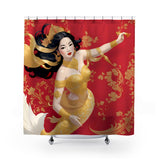 Fan Shower Curtain