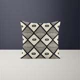 Faraji Geometric Reversible Indoor/Outdoor Square Pillow Cover