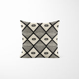 Faraji Geometric Reversible Indoor/Outdoor Square Pillow Cover