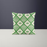 Faraji Geometric Reversible Indoor/Outdoor Square Pillow Cover