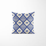 Faraji Geometric Reversible Indoor/Outdoor Square Pillow Cover
