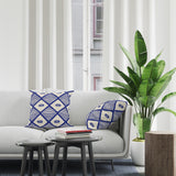 Faraji Geometric Reversible Indoor/Outdoor Square Pillow Cover
