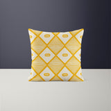Faraji Geometric Reversible Indoor/Outdoor Square Pillow Cover