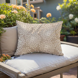 Faye Floral Spun Polyester Square Indoor/Outdoor Throw Pillow