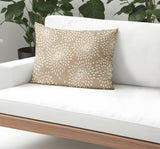 Faye Spun Polyester Lumbar Indoor/Outdoor Throw Pillow
