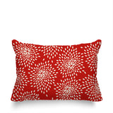 Faye Spun Polyester Lumbar Indoor/Outdoor Throw Pillow