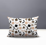 Fazzal Abstract Reversible Indoor/Outdoor Lumbar Pillow