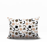 Fazzal Abstract Reversible Indoor/Outdoor Lumbar Pillow