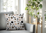 Fazzal Abstract Reversible Indoor/Outdoor Lumbar Pillow