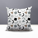 Fazzal Abstract Reversible Indoor/Outdoor Square Pillow