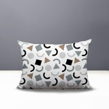Fazzal Abstract Reversible Indoor/Outdoor Lumbar Pillow