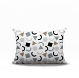 Fazzal Abstract Reversible Indoor/Outdoor Lumbar Pillow