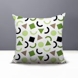 Fazzal Abstract Reversible Indoor/Outdoor Square Pillow