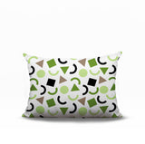 Fazzal Abstract Reversible Indoor/Outdoor Lumbar Pillow